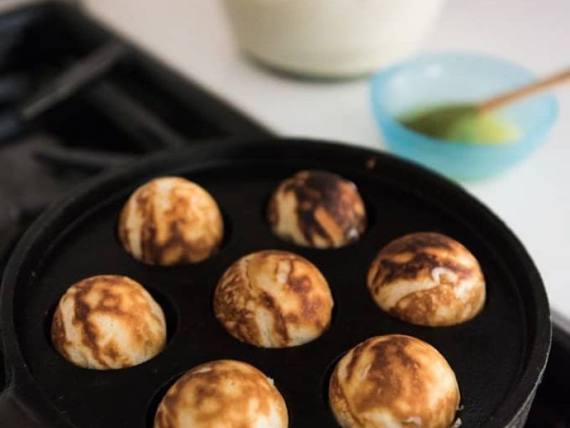 Aebleskivers - Danish Pancakes